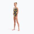 Costum de baie întreg pentru copii arena Spring Lightdrop Back plum multi/water 6