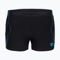 Boxeri de înot pentru bărbați arena Graphic Swim Short black/turquoise