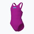 Costum de baie întreg pentru copii Arena Team Swim Tech Solid very fuchsia/water 3