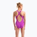 Costum de baie întreg pentru copii arena Multi Colours V Back pink multi/very fuchsia 7