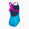 Costum de baie întreg pentru copii arena Kikko Swim Pro Back turquoise/very fuchsia 4