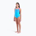Costum de baie întreg pentru copii arena Kikko Swim Pro Back turquoise/very fuchsia 6