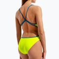 Costum de baie întreg pentru femei Arena Lace Back Solid artic lime/blue cosmo 9