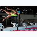 Costum de baie întreg pentru femei Arena Lace Back Solid artic lime/blue cosmo 11