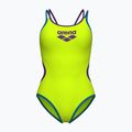Costum de baie întreg pentru femei arena One Double Cross Back One Piece artic lime/plum/blue cosmo