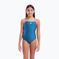 Costum de baie întreg pentru copii arena Light Drop Solid deep teel/shocking pink/verbena 5