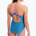 Costum de baie întreg pentru copii arena Light Drop Solid deep teel/shocking pink/verbena 9