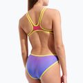 Costum de baie întreg pentru femei arena One Shaded Print Tech One Back bright coral royal multi/soft green 9