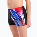 Boxeri de baie pentru băieți arena Loud Swim Short black/multi 4