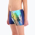 Boxeri de baie pentru băieți arena Loud Swim Short navy/multi 4