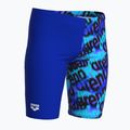 Jammer-uri de baie pentru copii arena Crowded Swim Jammer neon blue/neon blue multi 4