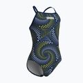 Costum de baie întreg pentru copii arena Fireflow Lightdrop Back navy/team navy yellow 4