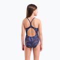 Costum de baie întreg pentru copii arena Fireflow Lightdrop Back navy/team navy yellow 7