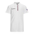 Tricoul de tenis pentru copii Tecnifibre Polo alb 22F3VE F3