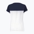 Tricou de tenis pentru femei Tecnifibre Stretch alb și albastru 22LAF1 F1 2