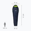 Sac de dormit Millet Baikal 1100 Regular saphir 4