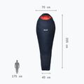 Sac de dormit pentru femei Millet Baikal 1100 saphir 4