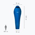 Sac de dormit Millet Baikal 750 Regular sky diver 4