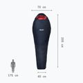Sac de dormit pentru femei  Millet Baikal 750 saphir 4