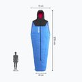 Sac de dormit Millet Bossons -10 Regular icon blue/black 4