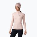 Bluză termică damă Rossignol Classique 1/2 Zip powder pink