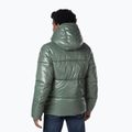 Bărbați Rossignol Shiny Hoodie Parka jachetă cu glugă în jos verde de abanos pentru bărbați 2
