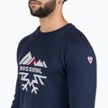 Bluză pentru bărbați Rossignol Jacquard Crew Neck dark navy 4