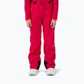 Pantaloni de schii pentru copii Rossignol Girl Ski ruby red