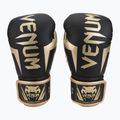 Venum Elite mănuși de box pentru bărbați negru și auriu VENUM-1392