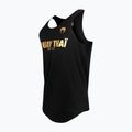 Tank top pentru bărbați Venum Muay Thai VT black/gold 3