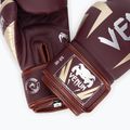 Mănuși de box Venum Elite burgundy/gold 4
