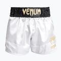 Pantaloni scurți de antrenament pentru bărbați Venum Classic Muay Thai alb/auriu/negru