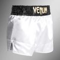 Pantaloni scurți de antrenament pentru bărbați Venum Classic Muay Thai alb/auriu/negru 2