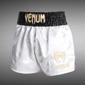 Pantaloni scurți de antrenament pentru bărbați Venum Classic Muay Thai white/gold/black 3