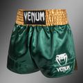 Pantaloni scurți de antrenament pentru bărbați Venum Classic Muay Thai verde/auriu/alb 3