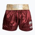 Șorturi de antrenament pentru bărbați Venum Classic Muay Thai burgundy/gold/white