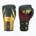 Mănuși de box Venum Reverso Boxing green/gold 3