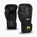 Mănuși de box Venum Training Camp 4.0 black/neo green