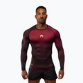 Longsleeve de antrenament pentru bărbați Venum Tactical XT Rashguards black/burgundy/gold
