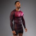 Longsleeve de antrenament pentru bărbați Venum Tactical XT Rashguards black/burgundy/gold 3