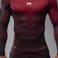 Longsleeve de antrenament pentru bărbați Venum Tactical XT Rashguards black/burgundy/gold 5
