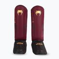 Protectoare pentru tibie și picior pentru femei Venum Tactical XT Shinguards negru/burgundy/gold