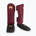 Protectie tibie si picioare pentru femei Venum Tactical XT Shinguards black/burgundy/gold 2