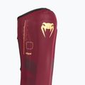 Protectoare pentru tibie și picior pentru femei Venum Tactical XT Shinguards negru/burgundy/gold 3