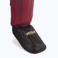Protectoare pentru tibie și picior pentru femei Venum Tactical XT Shinguards negru/burgundy/gold 4