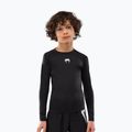 Longsleeve de antrenament pentru copii Venum Contender Rashguards Jr black