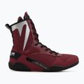 Încălțăminte de box Venum Elite Boxing wine lees/silver logo 2