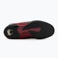 Încălțăminte de box Venum Elite Boxing wine lees/silver logo 4
