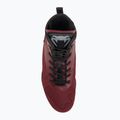Încălțăminte de box Venum Elite Boxing wine lees/silver logo 5