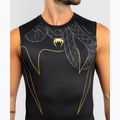 Rashguard pentru bărbați Venum Serpenti Rashguards Sleeveless black/silver/gold 5
